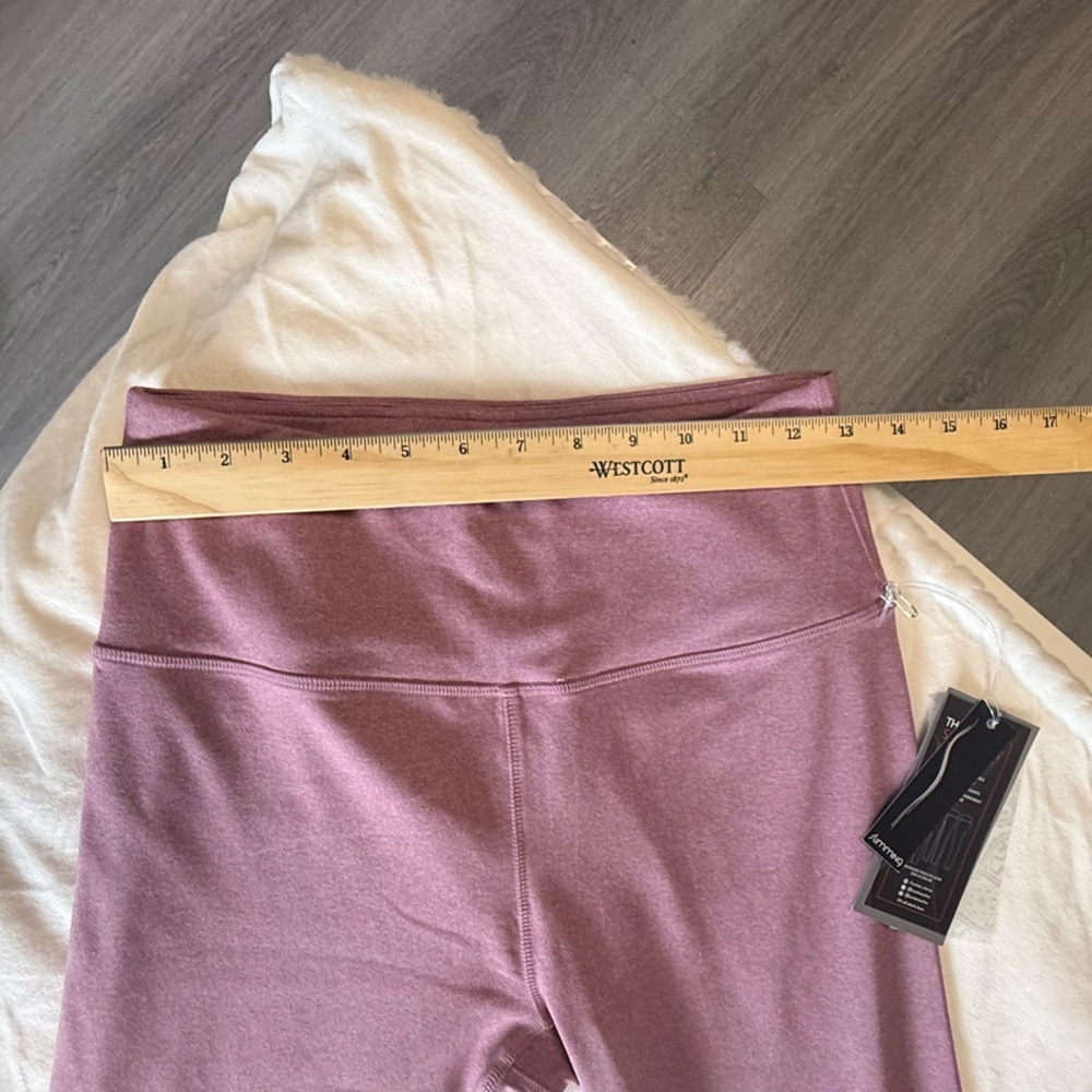 New Kyodan Yoga High-Rise Slimming Leggings in Heathered Mauve - Picture 7 of 10
